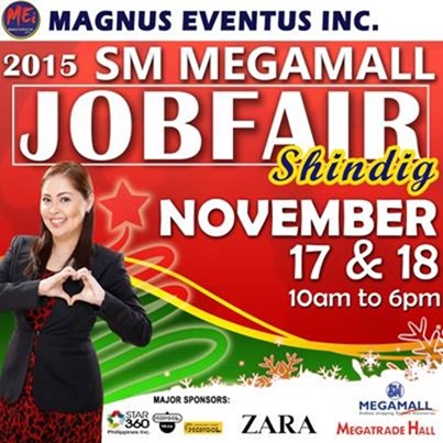 Job Fair Nov 17-18 Megamall