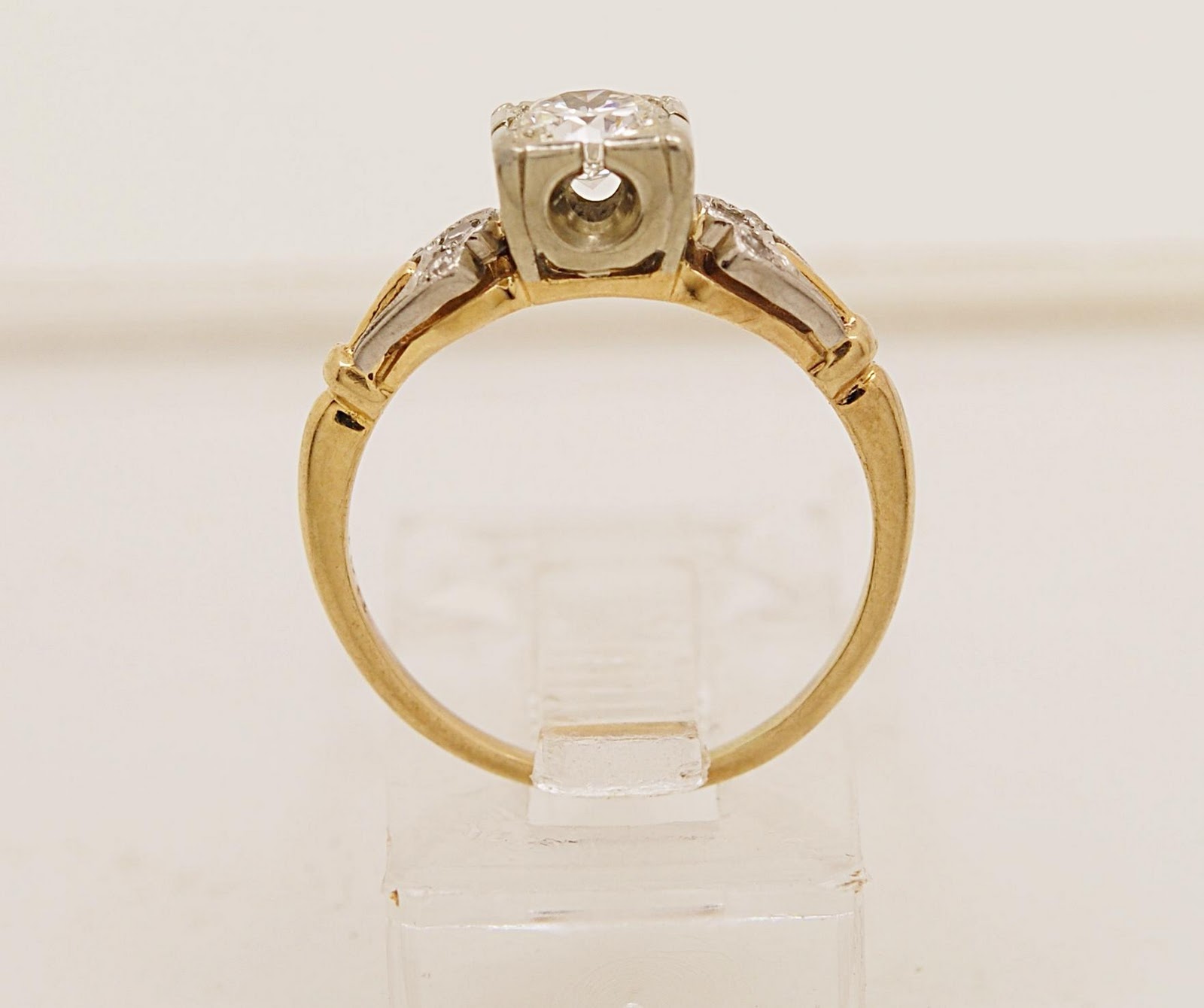 Antique Diamond & 14K Yellow 