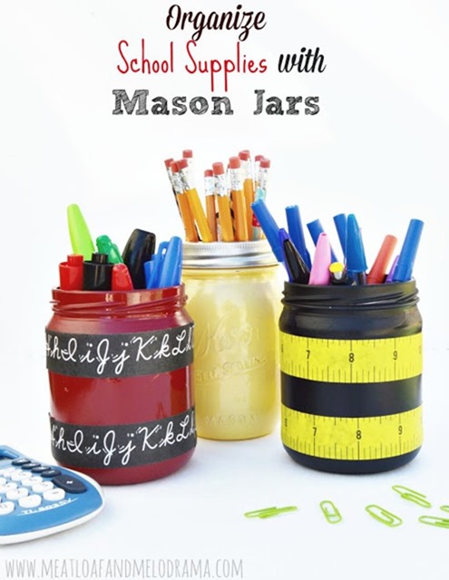 Organize-school-supplies-with-mason-jars