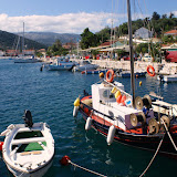 In de haven van Agia Efimia.