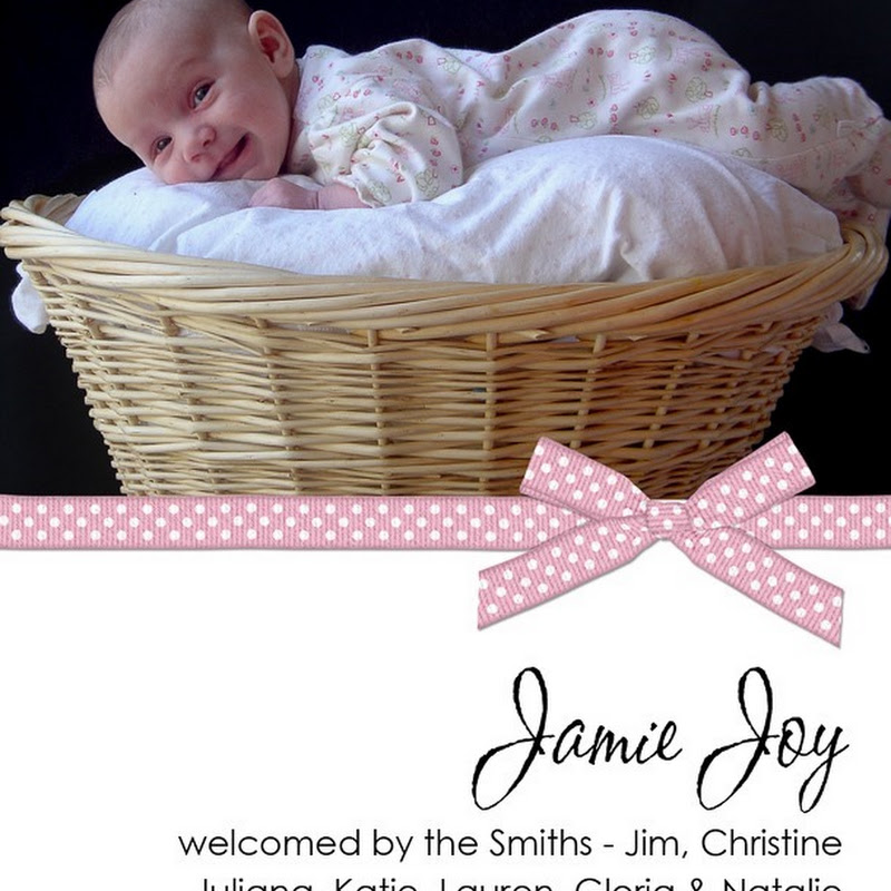 Jamie Birth Announcement