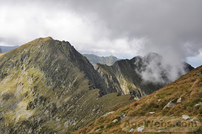 Fagaras: traseu spre Moldoveanu: Varful Galbenele