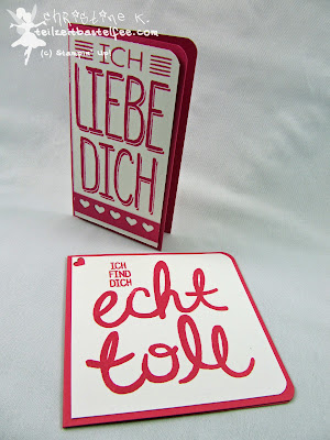 Stampin' Up! -  Echt toll, Big On You, Love, Liebe, Valentine, Herzbordüre