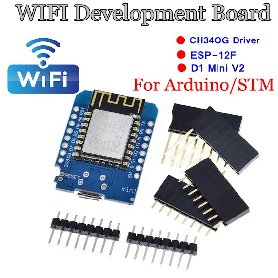 Bảng Mạch Phát Triển Esp8266 Esp - 12 Esp - 12F Ch340G Ch340 V2 Usb Wemos D1 Mini Wifi D1 Mini Nodemcu Lua Iot Board 3.3V