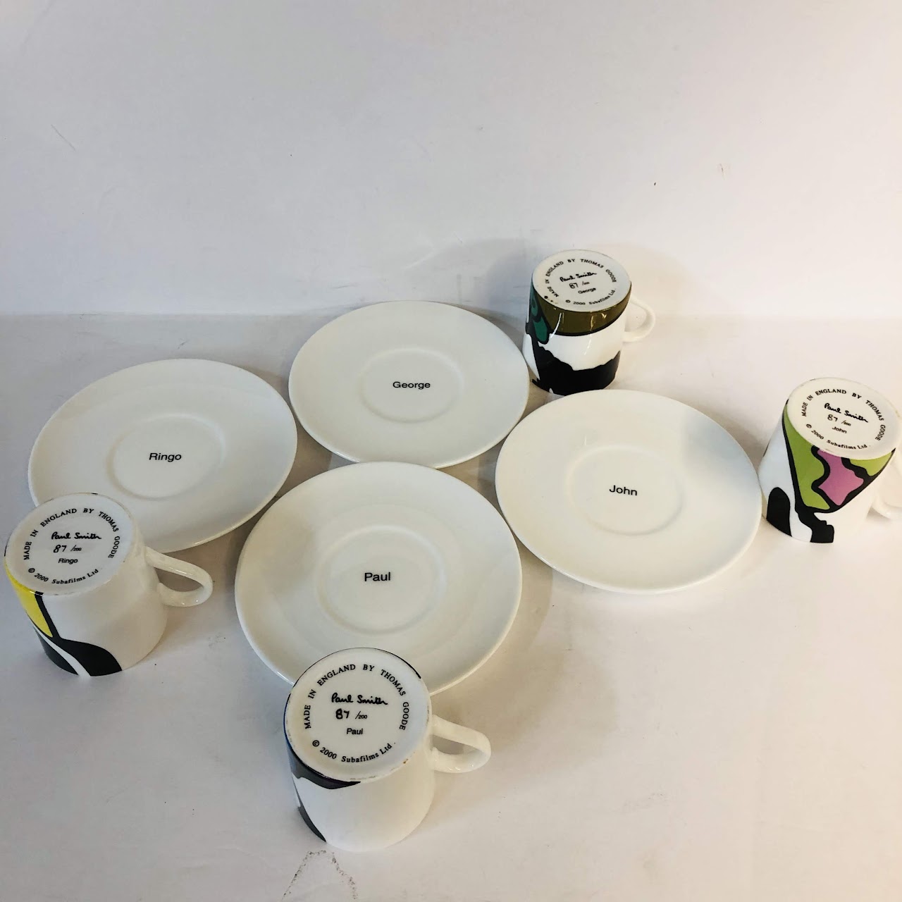 Paul Smith Limited Edition Beatles Demitasse Set