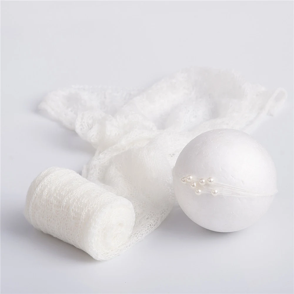 Title 3, Zomer mohair wikkel voor babyfotografie. Zachte...