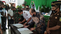 Tingkatkan Perekonomian dan Buka Lapangan Kerja di Pabrik Gula Tebu, Pemda Mubar Teken MOU dengan PT.Wahana Surya Agro