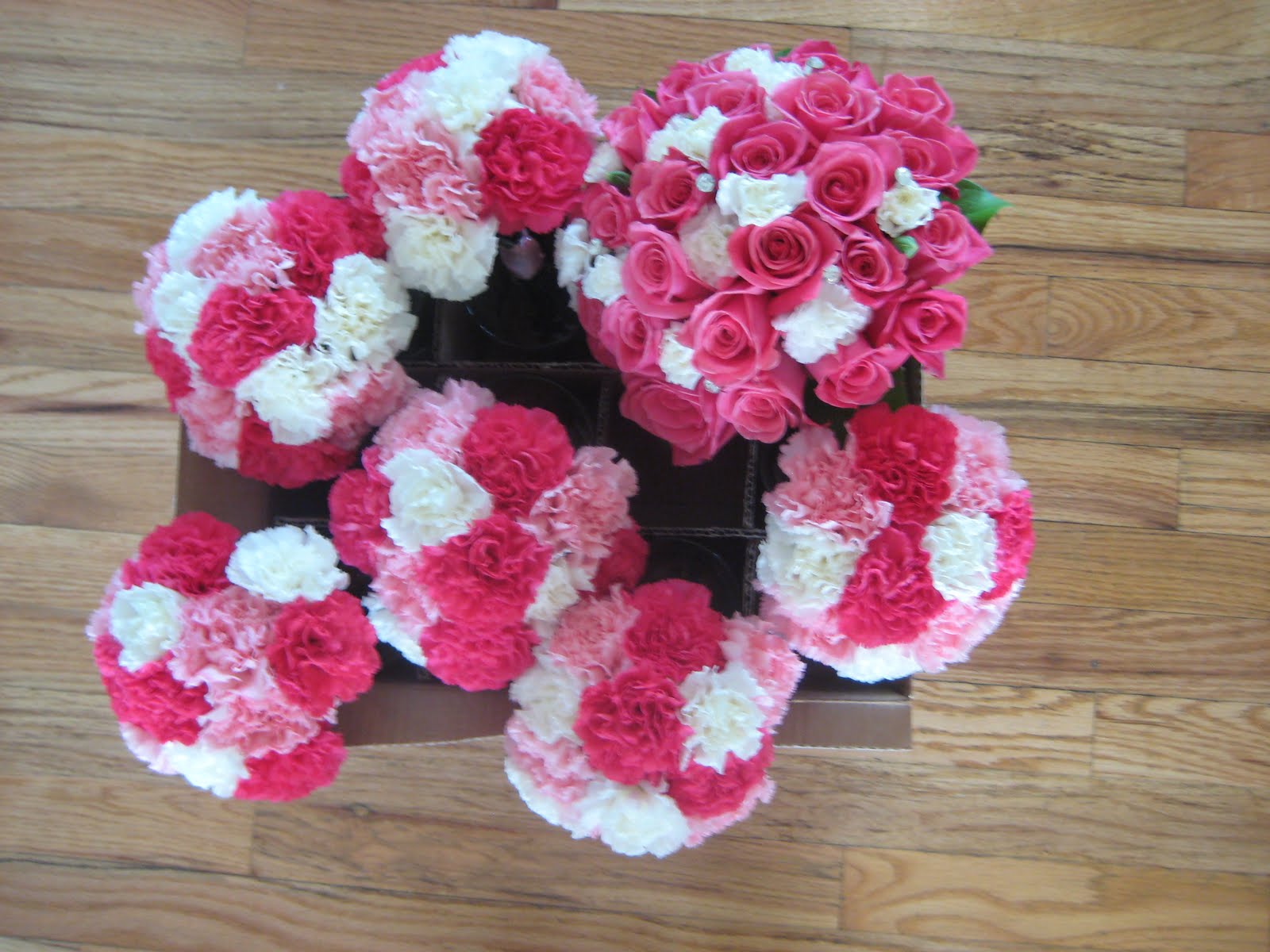 carnation wedding bouquet