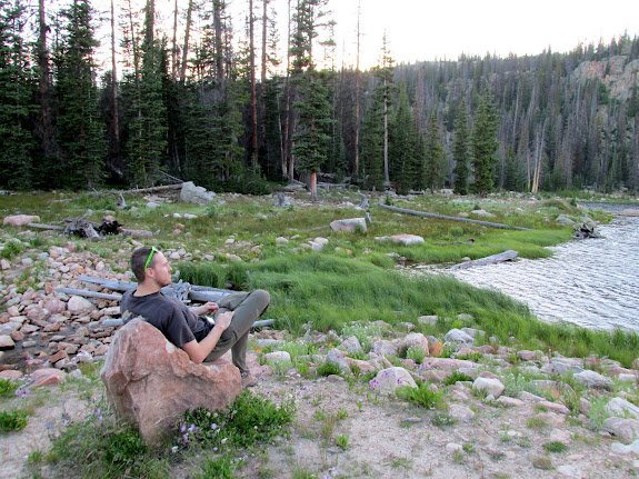 Chair rock at Duck Lake