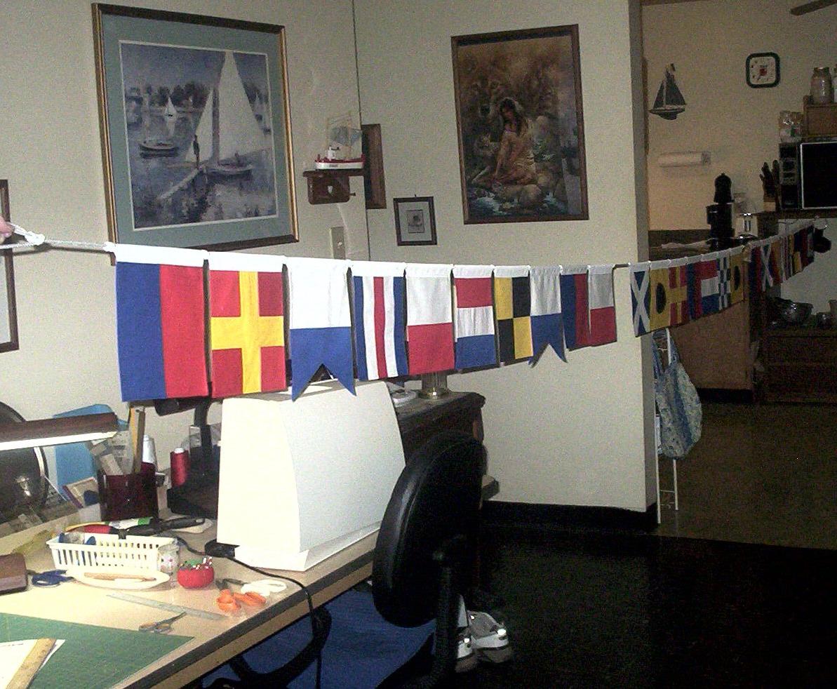 signal flag banner business