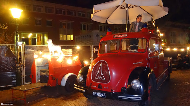 DJ brandweer at carnivale in Den Haag, Netherlands 