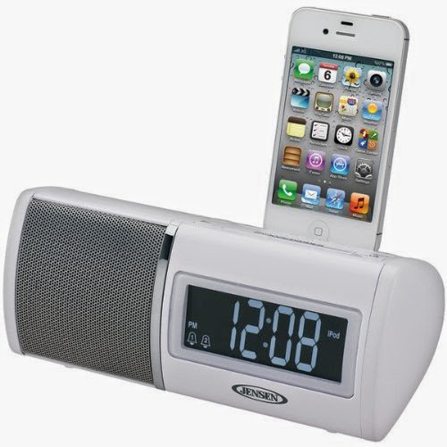  Jensen Iphone And Ipod Docking Digital Clock Radio