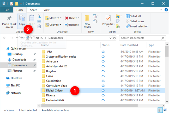 Sao chép tệp và thư mục bằng File Explorer