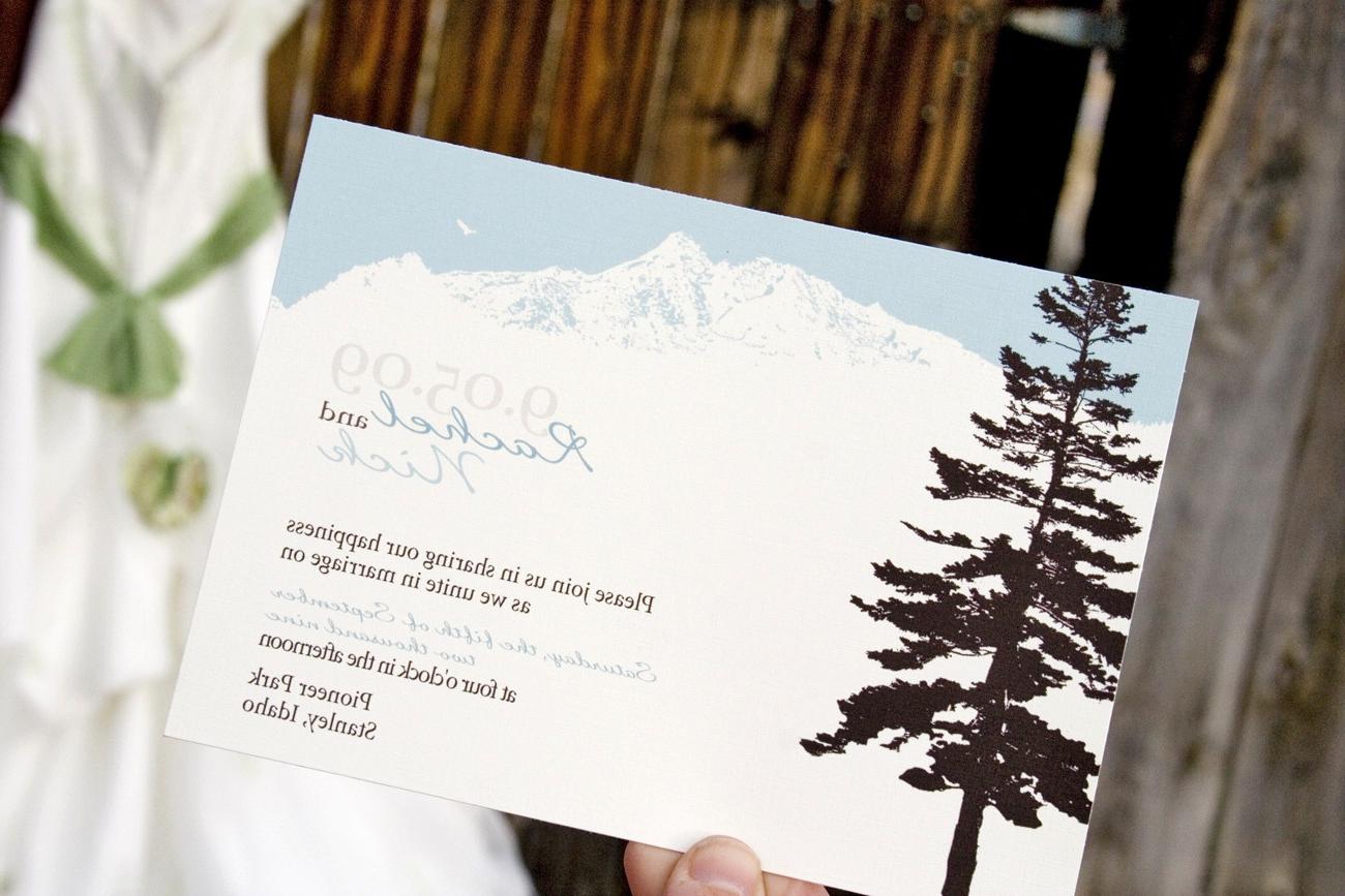 Mountain Wedding Invitation