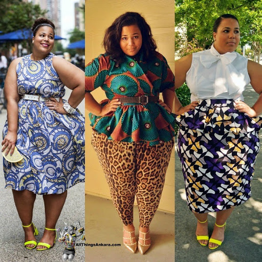 short ankara short gowns for fat ladies