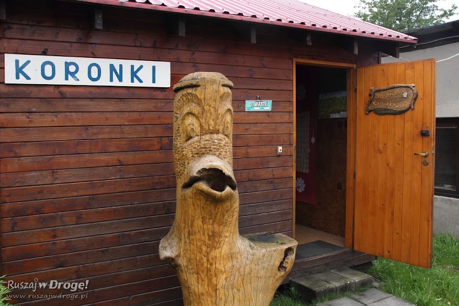 Sklepik z koronkami w Koniakowie