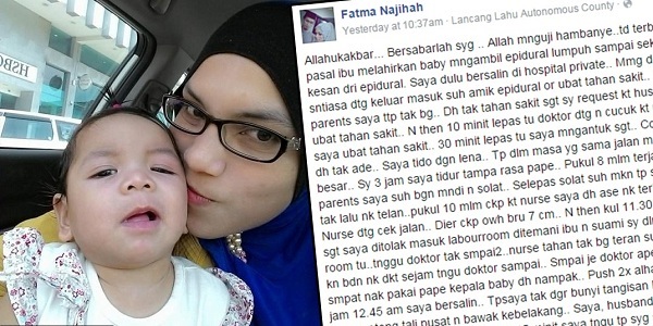 'MAAFKAN MAMA SAYANG, KALAU MAMA TAK AMBIL SUNTIKAN TU 