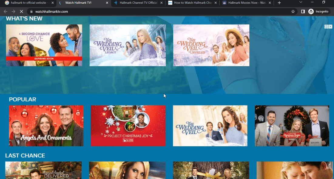 Hallmark Channel ทุกที่  วิธีดู Hallmark Channel โดยไม่ต้องใช้สายเคเบิล