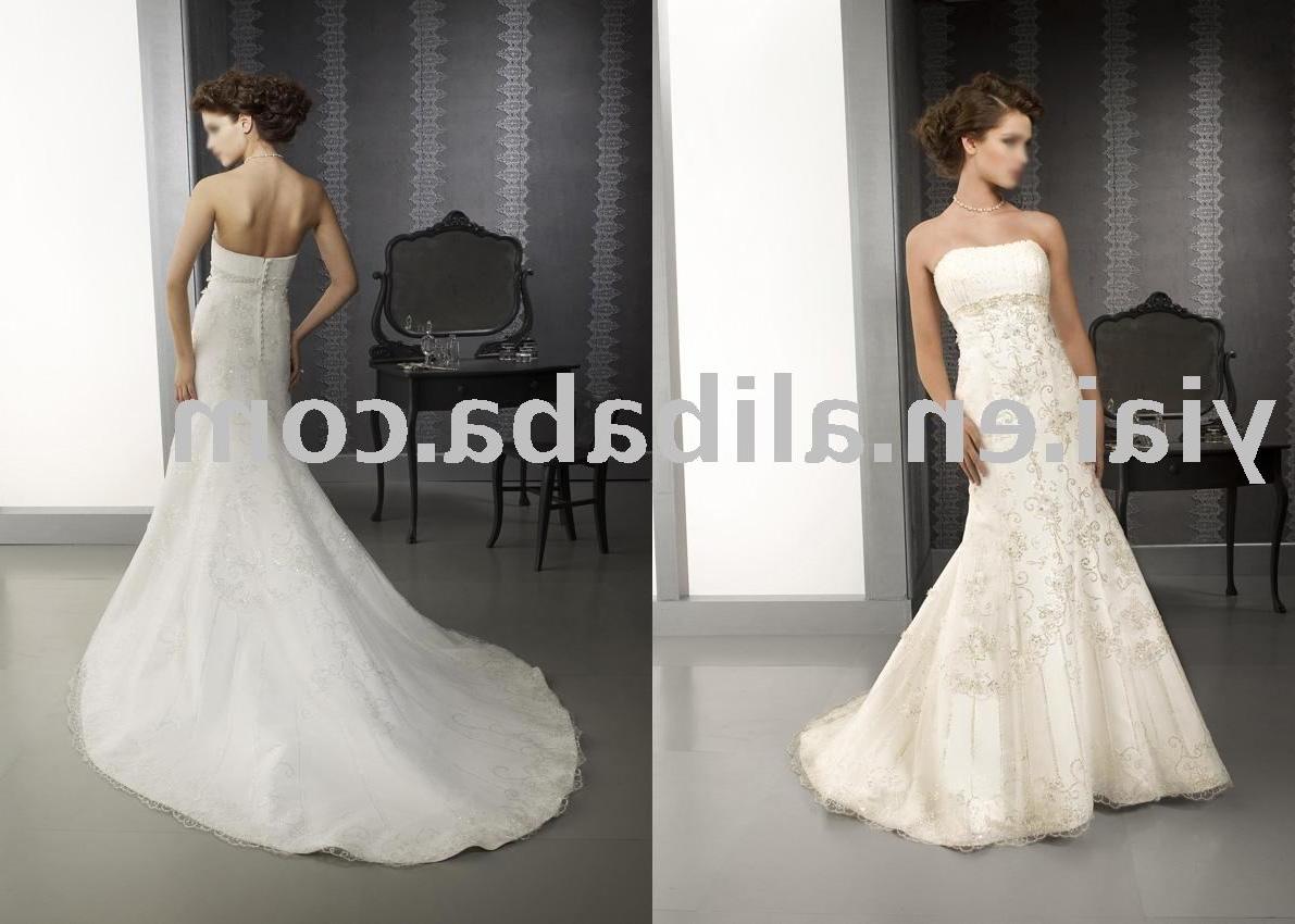 This style wedding gown is