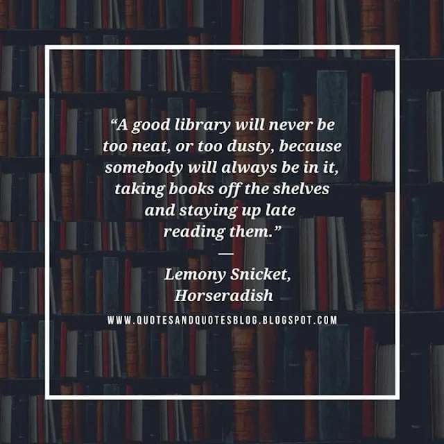 <img src=”quotes about books.jpg” alt=”quote about books and reading by lemony snicket”>