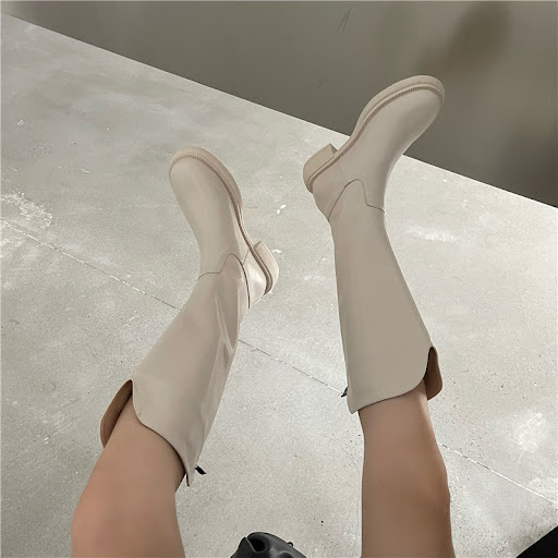 Title 3, Womens Thick-soled High-top Boots Spring and A...