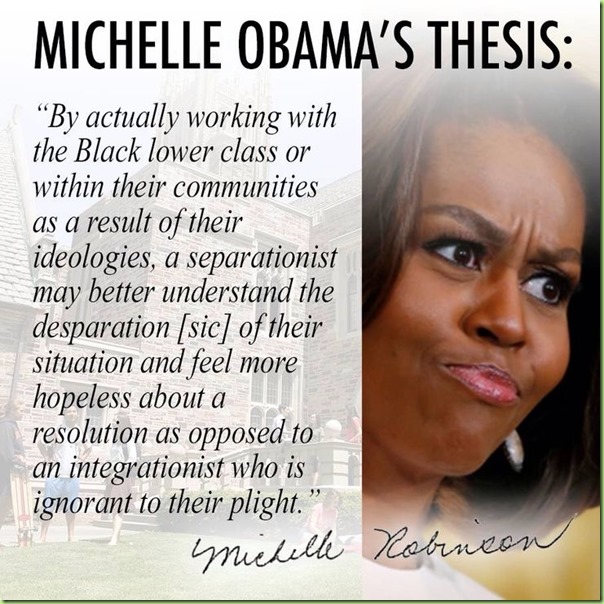 michelle obama thesis analysis