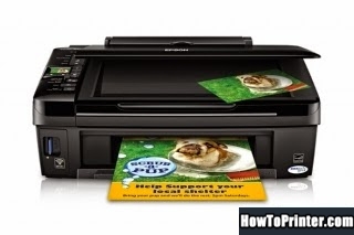 Reset Epson Stylus NX130 printer with Epson reset software