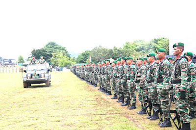 Kodam XVII/Cenderawasih Gelar Upacara Dan Syukuran Hari Juang TNI Angkatan Darat Ke-77 Tahun 2022