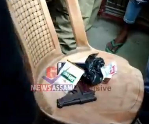 Man caught with Pistol in Rangia on Dashami