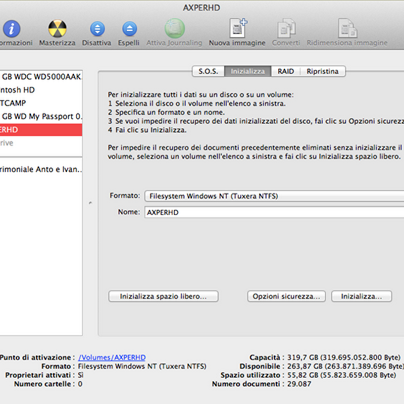 Come utilizzare un Hard Disk su Windows e su Mac.