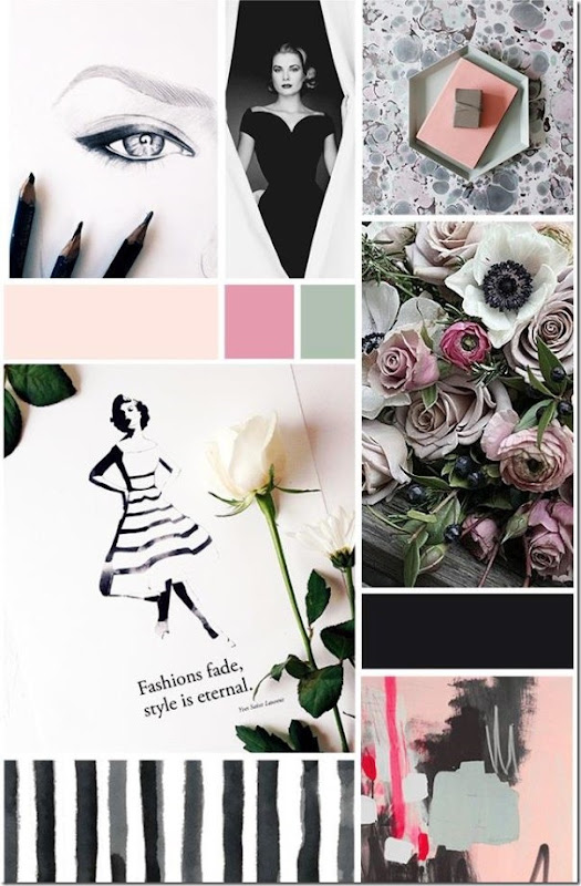 bellissima ed elegantissima moodboard 