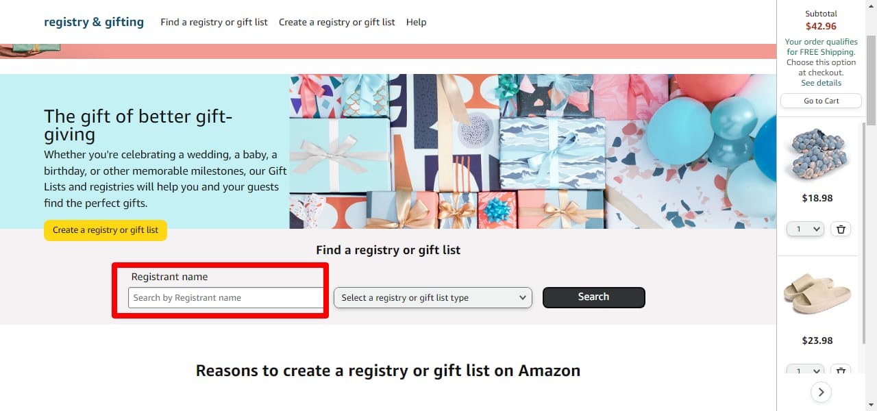 How can I search for someone else’s Amazon wish list from a desktop? - image 3
