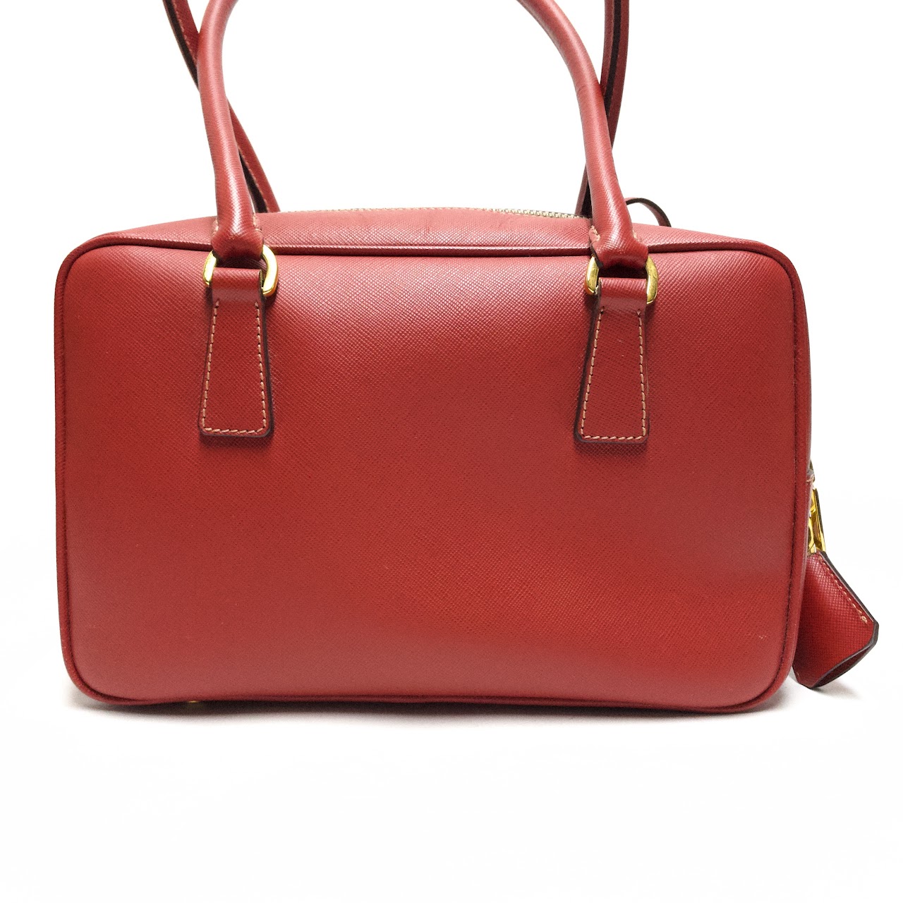 Prada Red Leather Handbag