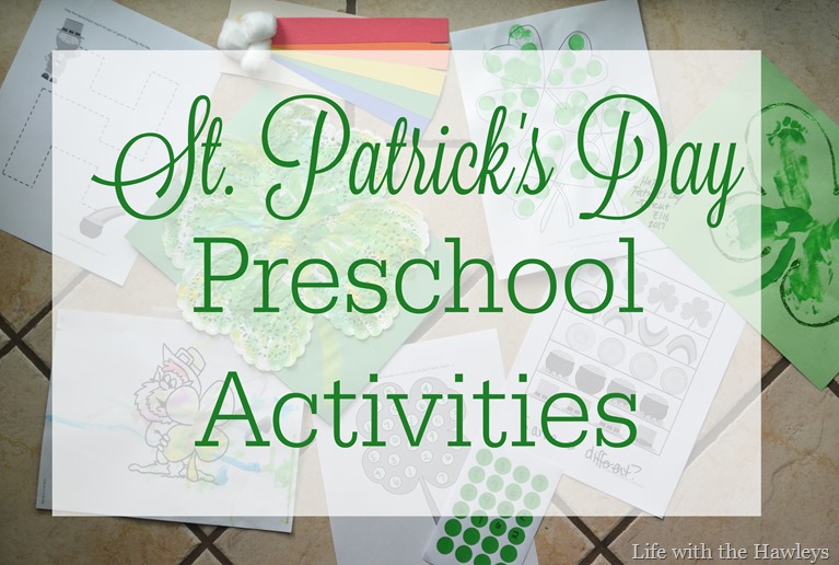 St Patricks Day Preschool Activities