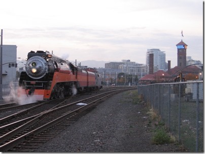 IMG_9732 Southern Pacific Daylight GS-4 4-8-4 #4449 at Union Station in Portland, Oregon on October 20, 2009