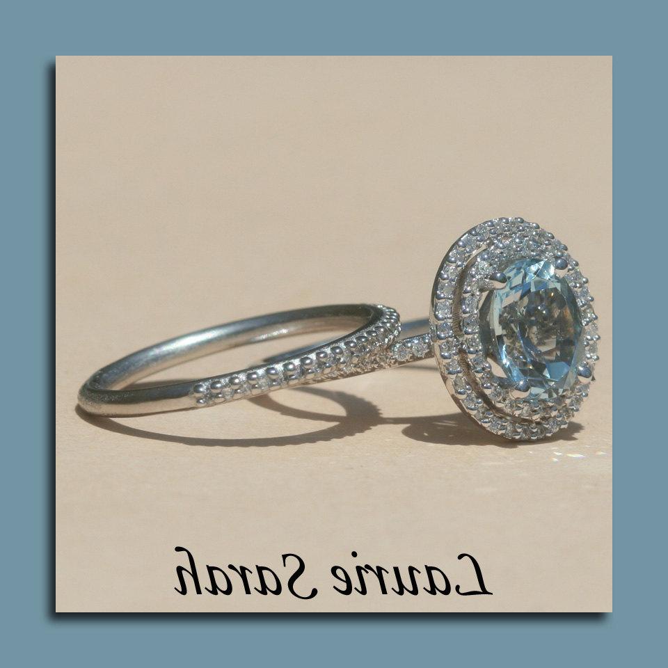 Aquamarine Engagement Ring