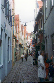 Schnoorviertel in Bremen, Germany.