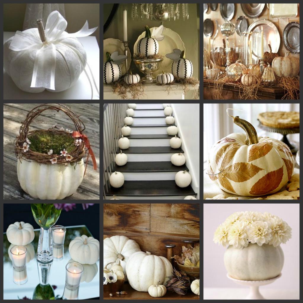 White Pumpkin Fall Wedding