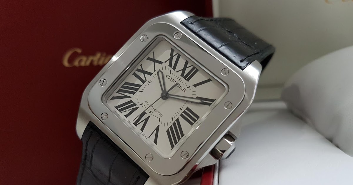 jam cartier santos 100