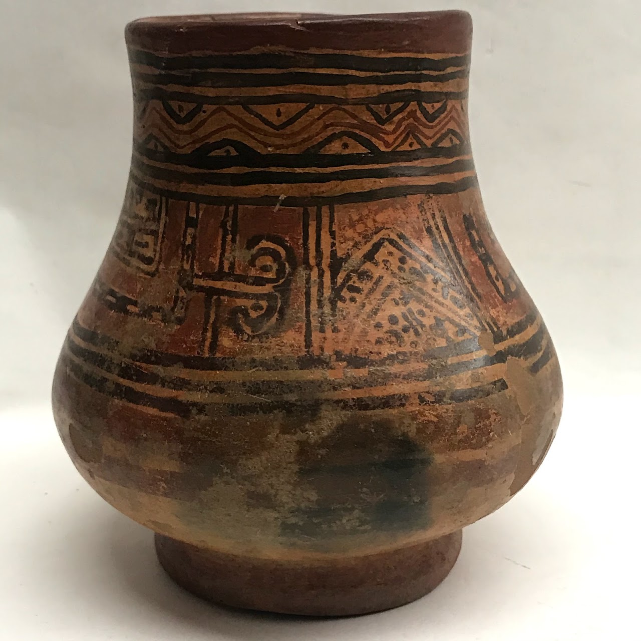 Tribal Ceramic Pair Vases