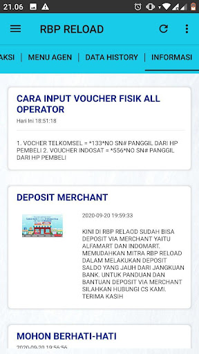 RBP RELOAD  Agen Pulsa, Data, E-Commerce  PPOB