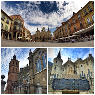 Plaza España, Catedral, Palacio Episcopal, Astorga Plaza-España-Catedral-Palacio-Episcopal,-Astorga