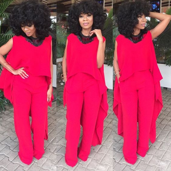 AMAZING RED PANT STYLES FOR AFRICAN WOMEN IN 2019 – Latest African