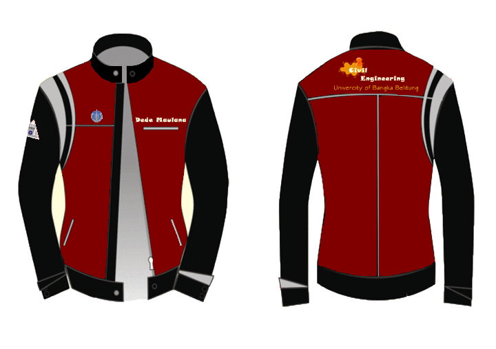  Desain  jaket  Tecugak Kaos