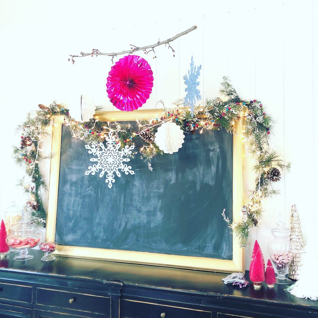 Christmas chalkboard 