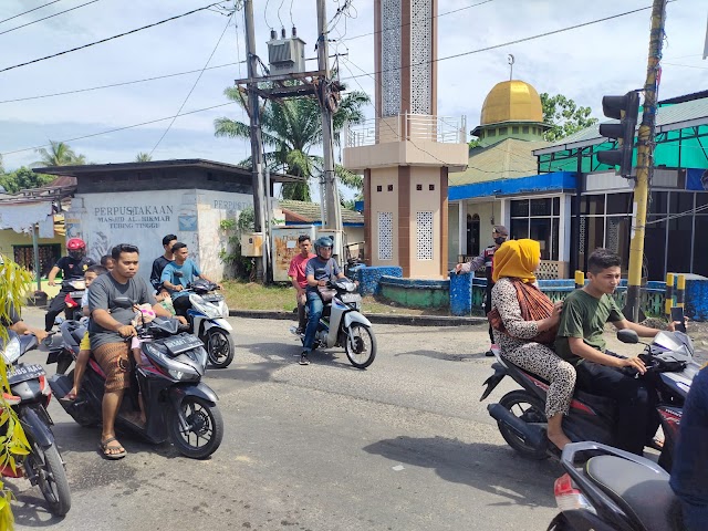 Cipta Kondisi, Satgas Preventip Samapta Polres Tebingtinggi Gatur Lalin Arus Mudik