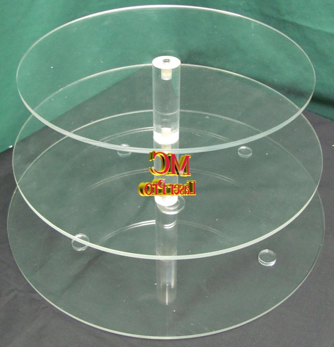 3 TIERS 1 4 Thick Acrylic Cupcake Stand Wedding Party  1 