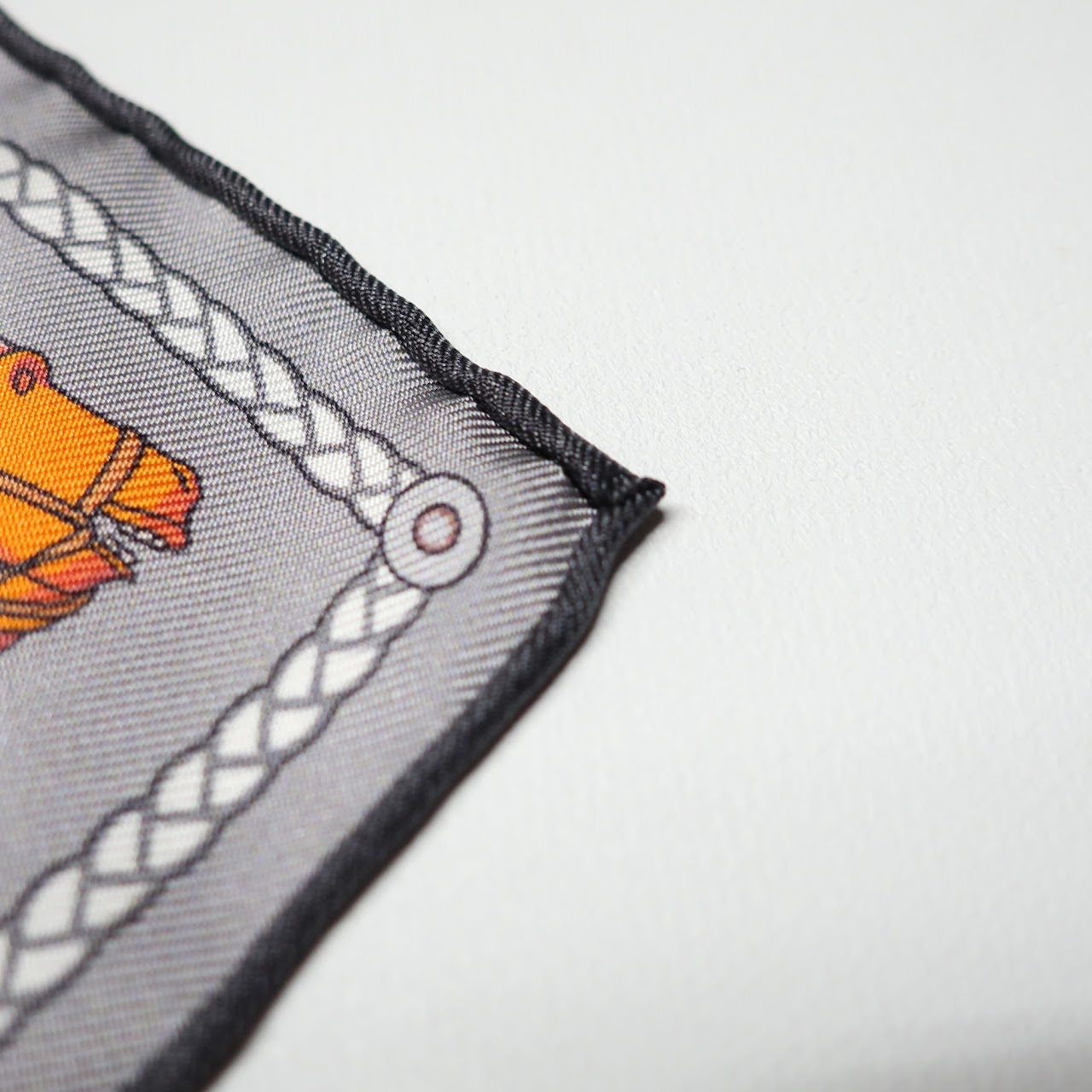 Hermès "Les Cannes" Handkerchief Scarf