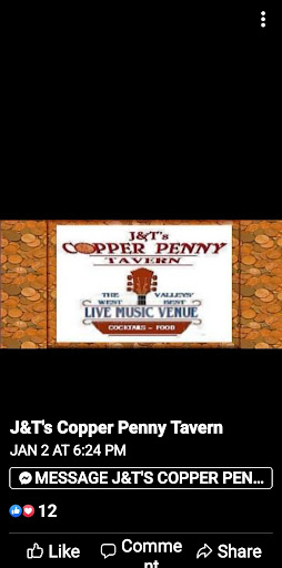J&T's Copper Penny logo