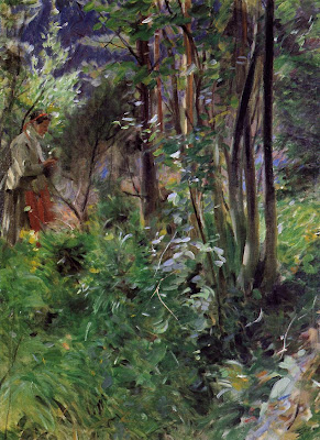 Anders Zorn - A Woman in a Forest